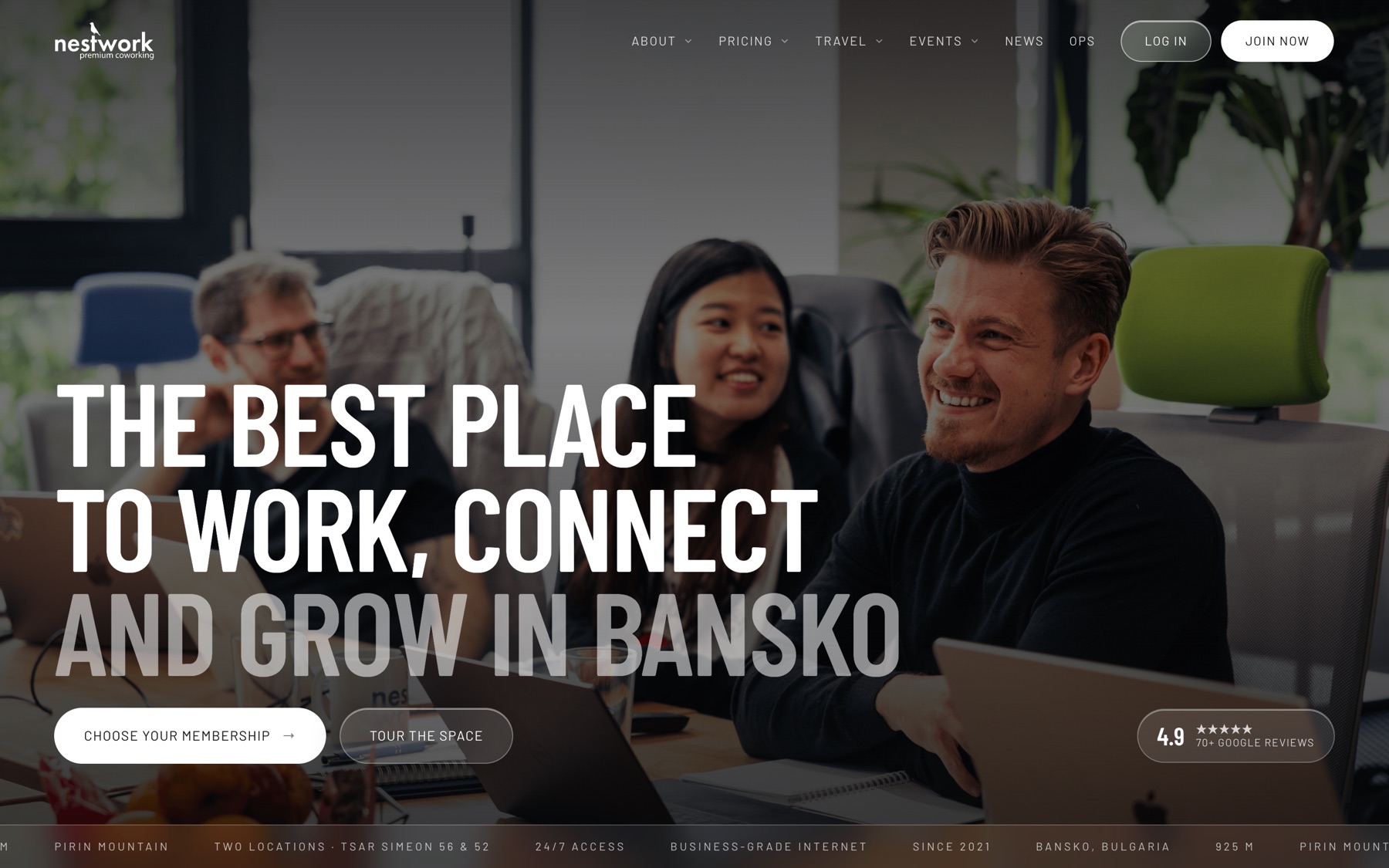 Началната страница на nestwork.bg.